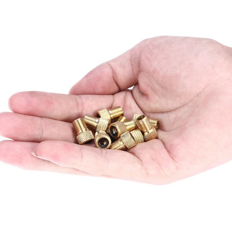 5 gab. riteņu riepu pārsūtīšanas vārsta adapteris Presta uz Schrader Cinverter šosejas velosipēda velosipēds velosipēda caurule