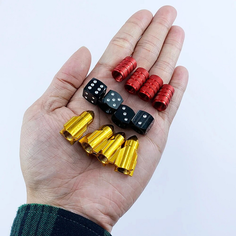 4Gb velosipēda riteņu riepu pārklājums automašīnu motociklu kravas automašīnu universālo cauruļu riepu velosipēdam AV SV American AIR vārsta vāciņš putekļu necaurlaidīgs 10 krāsas