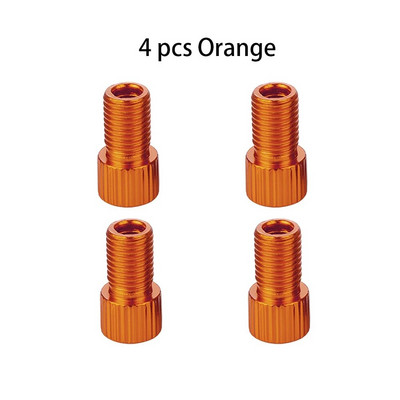 10 krāsu alumīnija velosipēda vārsta PRESTA uz SCHRADER pārveidotāja automašīnas vārsta adapteris