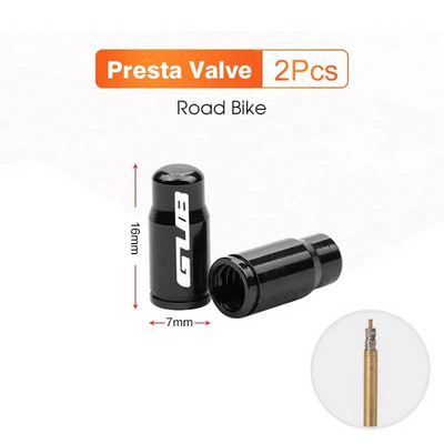 2tk GUB alumiiniumist CNC jalgratta rehvi klapi kork MTB maanteeratta toru rehvi gaasiotsiku kate AV FV Schrader Presta klapi tolmukindlale