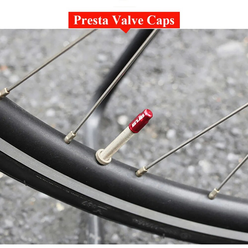 RISK plento dviračio vožtuvo veržlė su poveržle 2 vožtuvų dangtelių rinkinys MTB Road Bike Presta padangos vožtuvas su fiksuota veržle dviračių apsaugos priedai