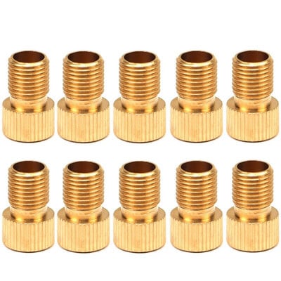 10 ΤΕΜ/συσκευασία Προσαρμογέας βαλβίδας ποδηλάτου Καπάκι Presta To Schrader Προσαρμογέας γαλλικής βαλβίδας Ακροφύσιο φουσκώματος βαλβίδας θηλή Mtb ποδηλάτου