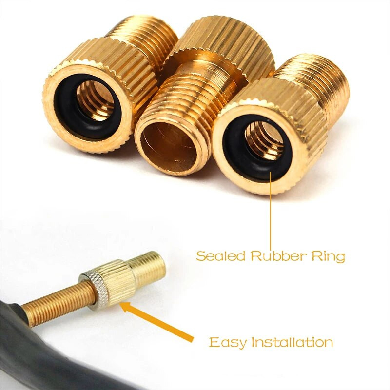 10 ΤΕΜ/συσκευασία Προσαρμογέας βαλβίδας ποδηλάτου Καπάκι Presta To Schrader Προσαρμογέας γαλλικής βαλβίδας Ακροφύσιο φουσκώματος βαλβίδας θηλή Mtb ποδηλάτου