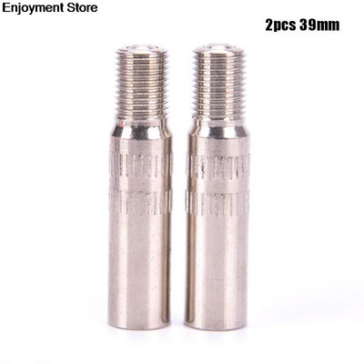2gab velosipēda vārsta pagarinātājs Schrader vārsta nomaiņai velosipēda daļām 19mm 25mm 39mm pagarinājuma caurules piederumi