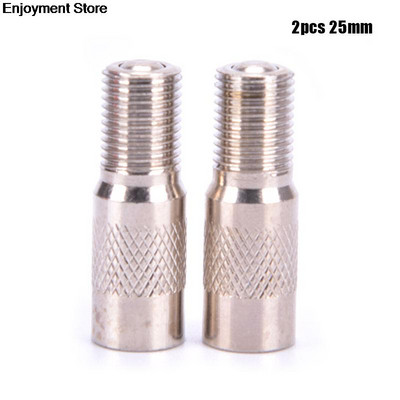 2gab velosipēda vārsta pagarinātājs Schrader vārsta nomaiņai velosipēda daļām 19mm 25mm 39mm pagarinājuma caurules piederumi