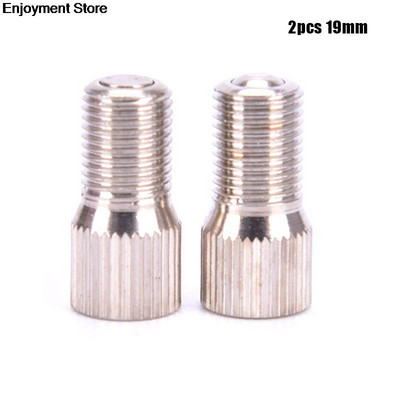 2gab velosipēda vārsta pagarinātājs Schrader vārsta nomaiņai velosipēda daļām 19mm 25mm 39mm pagarinājuma caurules piederumi
