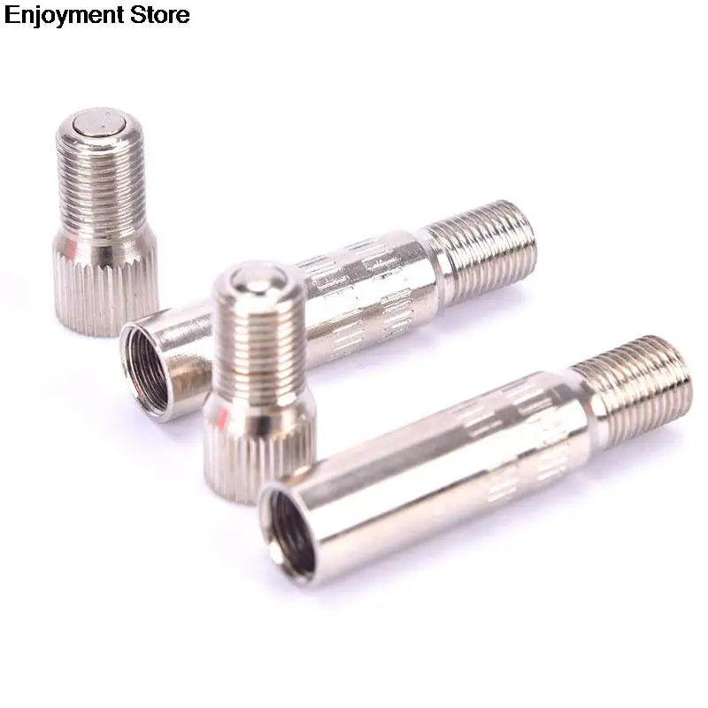 2gab velosipēda vārsta pagarinātājs Schrader vārsta nomaiņai velosipēda daļām 19mm 25mm 39mm pagarinājuma caurules piederumi