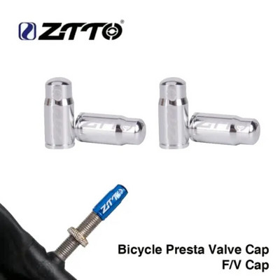 2/4 gab Velosipēda vārsta vāciņš Carbon Presta bezkameru vārsts MTB velosipēda sprausla riteņu riepa Schrader vārsta vāciņš Velosipēdu riteņbraukšanas piederumi