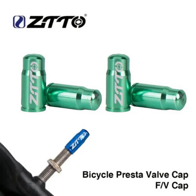 2/4 gab Velosipēda vārsta vāciņš Carbon Presta bezkameru vārsts MTB velosipēda sprausla riteņu riepa Schrader vārsta vāciņš Velosipēdu riteņbraukšanas piederumi