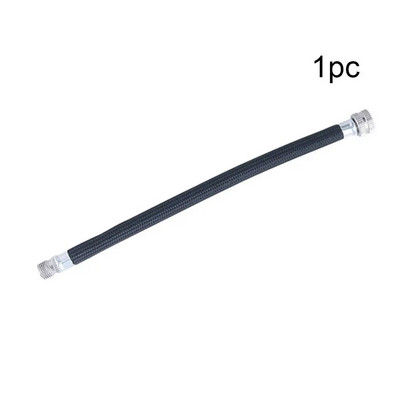 1/2PCS Σωλήνα σωλήνα επέκτασης αντλίας ποδηλάτου Κορδόνι σωλήνα φορητό ποδήλατο άντλησης ανταλλακτικά για μεγαλύτερη χρήση 150Psi Schrader A/V Βαλβίδα Μαύρο