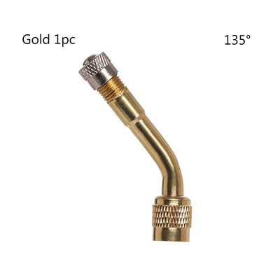 1 tk 45/90/135 kraadi õhkrehvi ventiilid veoautode mootorrataste jalgrattasõidu tarvikud adapterid auto klapi pikendusvars messing Kvaliteetne