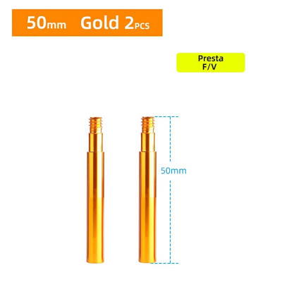 Jalgratta 1paar Presta klapipikendus korgiga CNC alumiiniumsulamist anodeeritud F/V pikendus fikseeritud maanteeratta velgedele 50 mm 60 mm