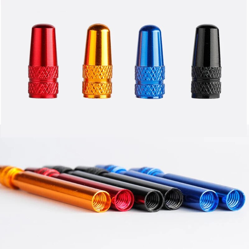 Jalgratta 1paar Presta klapipikendus korgiga CNC alumiiniumsulamist anodeeritud F/V pikendus fikseeritud maanteeratta velgedele 50 mm 60 mm