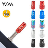 2 vnt aliuminio dviračio Presta / Schrader padangos vožtuvo dangtelis Ultralight Road Mountain Bike Protector MTB priedas