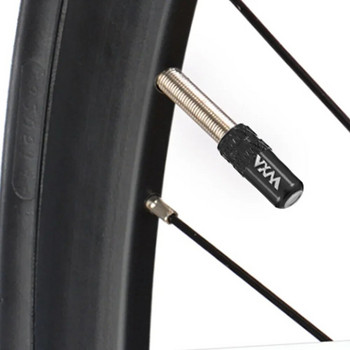 2PCS алуминиева капачка на клапана за гуми Presta/Schrader Свръхлек шосеен протектор за планински велосипед MTB аксесоар