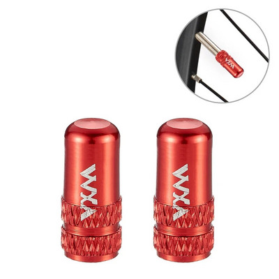 2 vnt aliuminio dviračio Presta / Schrader padangos vožtuvo dangtelis Ultralight Road Mountain Bike Protector MTB priedas