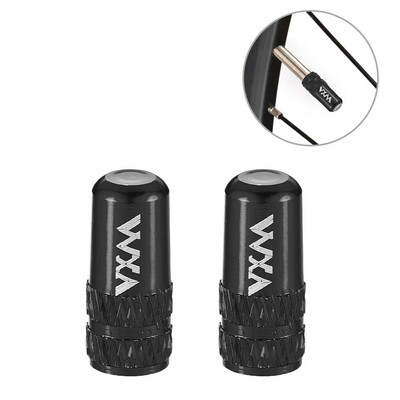 2 vnt aliuminio dviračio Presta / Schrader padangos vožtuvo dangtelis Ultralight Road Mountain Bike Protector MTB priedas