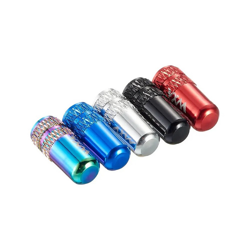 2 vnt aliuminio dviračio Presta / Schrader padangos vožtuvo dangtelis Ultralight Road Mountain Bike Protector MTB priedas