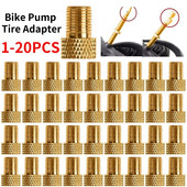 5-30gab Presta uz Schrader adapteri alumīnija sakausējuma riepu vārstu savienotāji vara velosipēda sūkņa riepu adapteri velosipēdu daļas