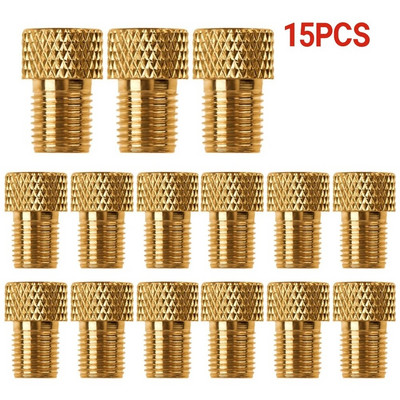 5-30gab Presta uz Schrader adapteri alumīnija sakausējuma riepu vārstu savienotāji vara velosipēda sūkņa riepu adapteri velosipēdu daļas