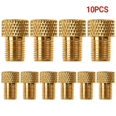 5-30gab Presta uz Schrader adapteri alumīnija sakausējuma riepu vārstu savienotāji vara velosipēda sūkņa riepu adapteri velosipēdu daļas