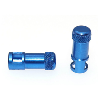 2 gabalu daudzfunkcionāls alumīnija sakausējuma kalnu velosipēda Presta vārsta vāciņš/ceļa velosipēda vārsta serdes noņemšanas rīks