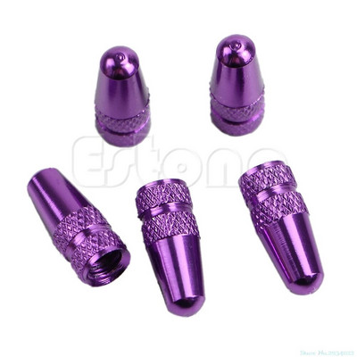 Pārnēsājams 5gab velosipēda MTB Presta riteņu loka riepas kāta gaisa vārsta vāciņa putekļu aizsargs