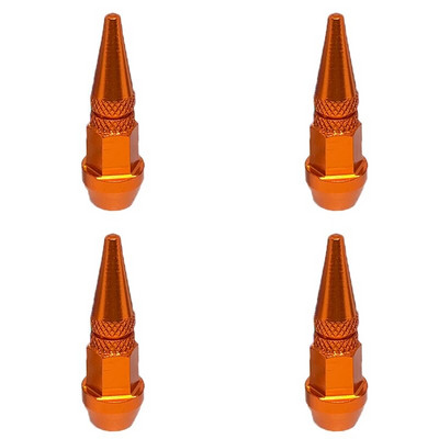 1/4 gab. Ložu vārstu vāciņi Automašīnu motociklu riteņu riepu vārstu vāciņi Putekļu necaurlaidīgs vāks 45 mm vārstu vāciņi ar radzēm Auto ārējie piederumi