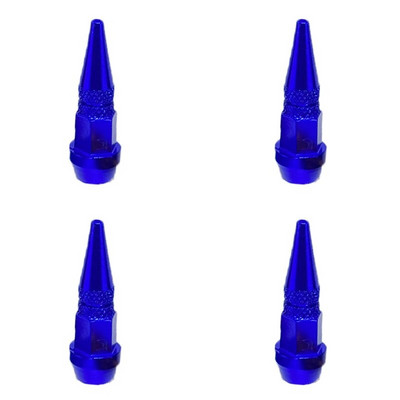 1/4 gab. Ložu vārstu vāciņi Automašīnu motociklu riteņu riepu vārstu vāciņi Putekļu necaurlaidīgs vāks 45 mm vārstu vāciņi ar radzēm Auto ārējie piederumi