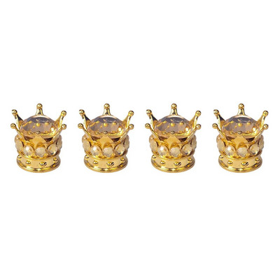 4 tk Crown Styling autorehvi klapi kork õhuklapi vars tolmukindel jalgratta tolmukindel kate rehvi velje varre tolmukorgid rehvi kaunistus