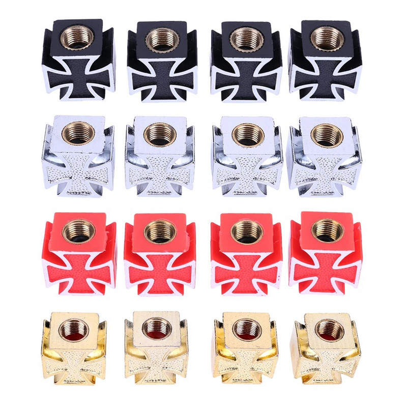 4Gb Crown Styling automašīnas riepas vārsta vāciņš gaisa vārsta kāts putekļu necaurlaidīgs velosipēda putekļu necaurlaidīgs vāks riepas loka kāta putekļu vāciņi riepu apdare