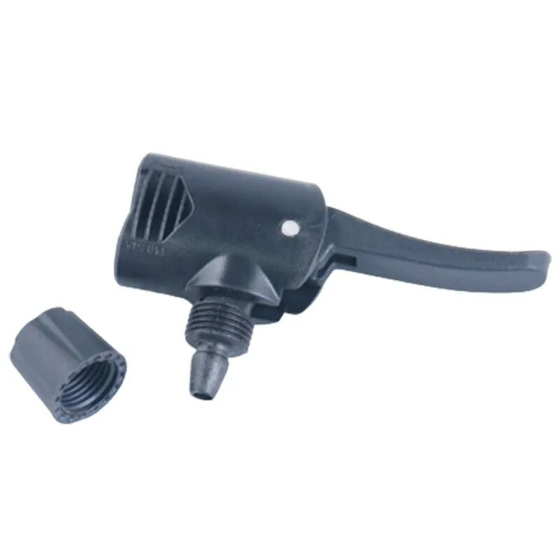 1PC piepūšamā velosipēda saspraude, daudzfunkcionāla sprausla velosipēda riepas caurule ar divu galvu gaisa sūkņa adaptera vārstu. Noderīgs velosipēda komponentu sūknis