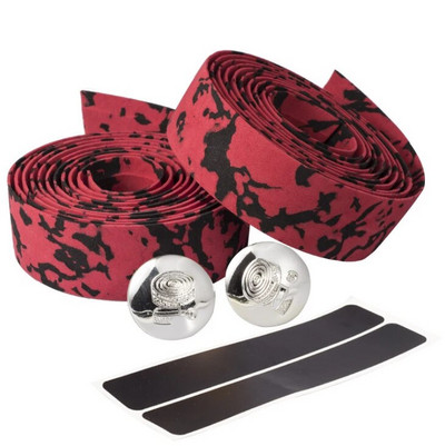 Velosipēda stūres lente Eva rokturi Sūklis velosipēda rokturis roktura lente riteņbraukšana pretslīdes stūres stieņa lente Raod velosipēds Multi Camoflague