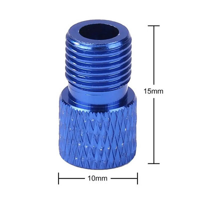 Karštas išpardavimas Schrader vožtuvo adapteris, dilimui atsparus MTB dviračio vožtuvo keitiklis Fiksuotos pavaros dviračio Presta į Schrader vožtuvo adapteris