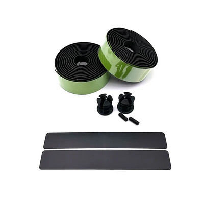 Velosipēdu stūres lentes pretvibrācijas PU EVA saliektas riteņbraukšanas šosejas velosipēdu lentes sacīkšu elpojošs, neslīdošs roktura stieņa jostas aptinums