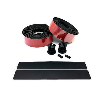 Velosipēdu stūres lentes pretvibrācijas PU EVA saliektas riteņbraukšanas šosejas velosipēdu lentes sacīkšu elpojošs, neslīdošs roktura stieņa jostas aptinums