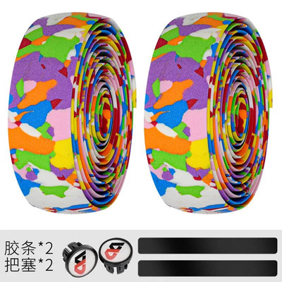 2GB velosipēda stūres lente Eva velosipēda roktura roktura lente riteņbraukšana pretslīdes stūres stieņa lente Raod velosipēda stūres piederumi