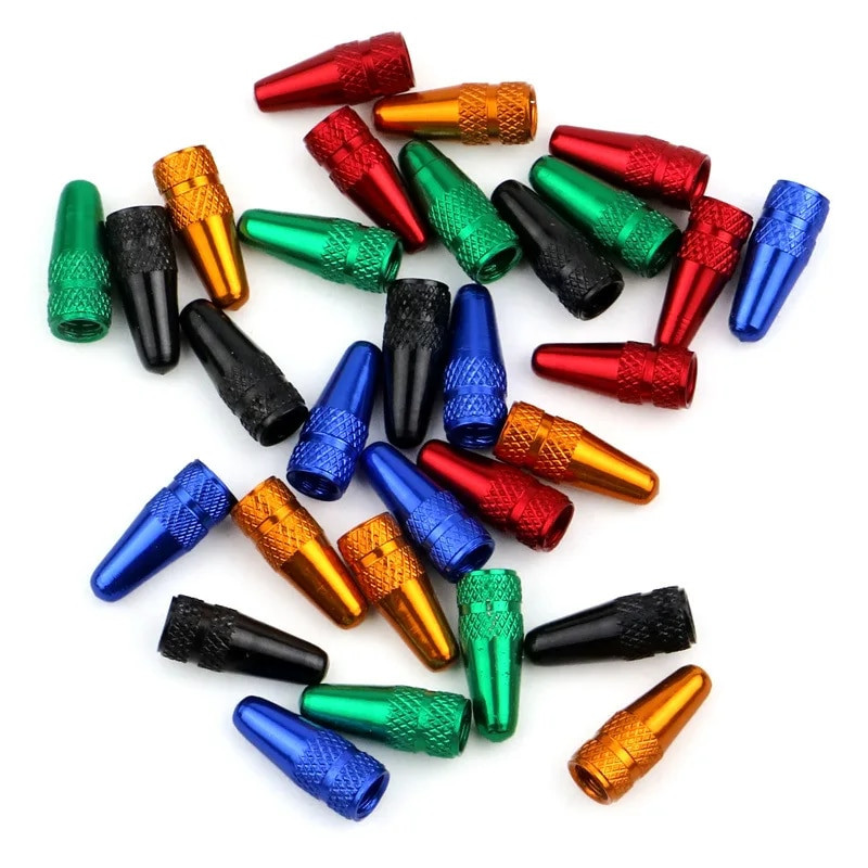 4GAB Velosipēdu vārstu vāciņi Alumīnija Presta Vārsta vāciņi Augstspiediena tapas Riepu Vārstu Putekļu Pārsegs MTB Velosipēdu Velosipēdu piederumi