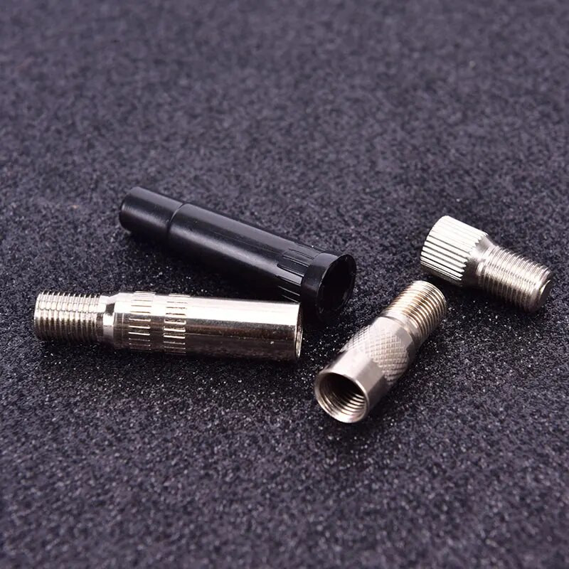 1/2 gab. Tērauda piepūšamās gaisa sprauslas nomaiņa priekš Xiaomi M365 / Pro Scooter priekšējo riteņu motora piepūšamā pagarinājuma gaisa vārsta