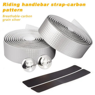 1GB šosejas velosipēda roktura stienis ar stieņa spraudni Pretslīdēšanas riteņbraukšanas amortizācijas rokturi Aptinumi Gumijas putu elpojošas lentes Dzeltenas