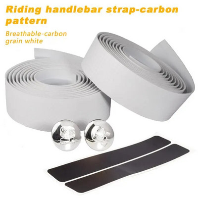 1GB šosejas velosipēda roktura stienis ar stieņa spraudni Pretslīdēšanas riteņbraukšanas amortizācijas rokturi Aptinumi Gumijas putu elpojošas lentes Dzeltenas