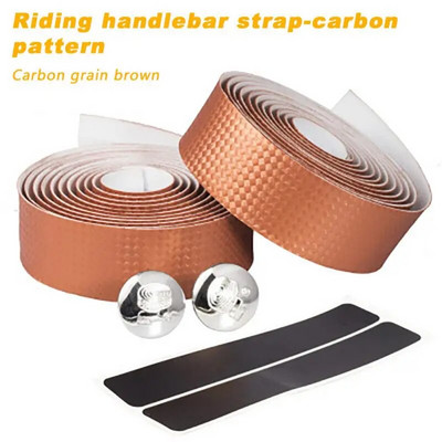 1GB šosejas velosipēda roktura stienis ar stieņa spraudni Pretslīdēšanas riteņbraukšanas amortizācijas rokturi Aptinumi Gumijas putu elpojošas lentes Dzeltenas