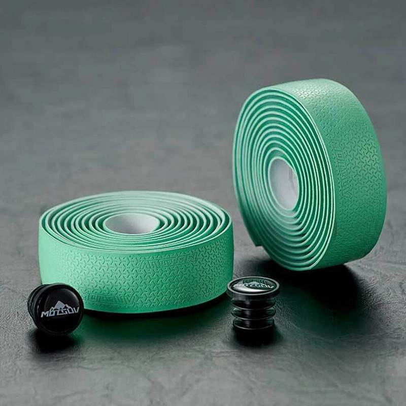 Ζώνη με λαβή ποδηλάτου δρόμου EVA που τυλίγει εξαιρετικά ελαφριά μαλακή ταινία ράβδου ποδηλάτου δρόμου με μοτίβο 3D με βύσματα τελικής ράβδου 2 τμχ και αυτοκόλλητες λωρίδες