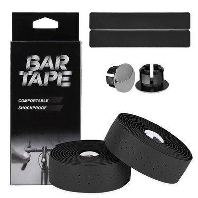 Velosipēda stūres spilvena lentes pretslīdēšanas dizains, noturīgs pret svīšanu, nomaināms bez atlikumiem, viegli uzstādāms, lieliski piemērots šosejas velosipēdiem