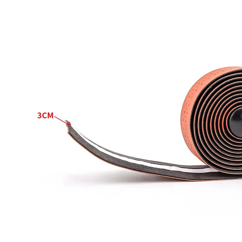 Ceļu velosipēdu stūres ādas siksnas Izliektas stūres Dead Fly Horn Crook stūres doba elpojoša stūres lente