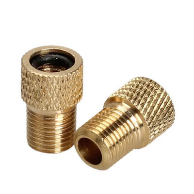 2/4PCS vārsta adaptera sūknis Pārveidojiet Presta par Schrader vara vārsta adapteri Riteņi Gāzes sprauslas caurules rīks Velosipēdu Velosipēdu piederumi