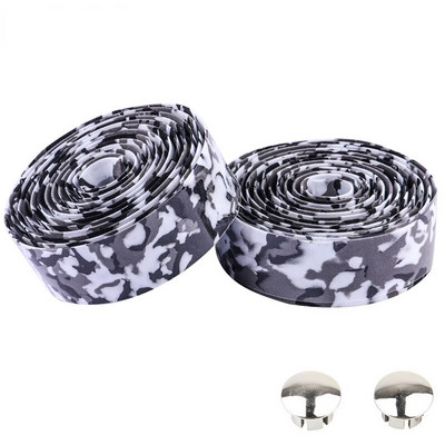 Velosipēda saliekuma roktura siksna Velosipēda siksna elpojoša, neslīdoša maskēšanās roktura siksna Sūklis triecienu absorbējoša maskēšanās roktura siksna