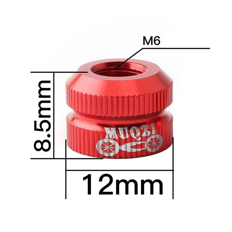 1/2gab velosipēda vakuuma riepas riepas uzgrieznis velosipēda riepas iekšējās caurules vārstu vāciņi iekšējie sprauslas vakuuma riepas sprauslas bloķēšanas uzgriežņa nomaiņa