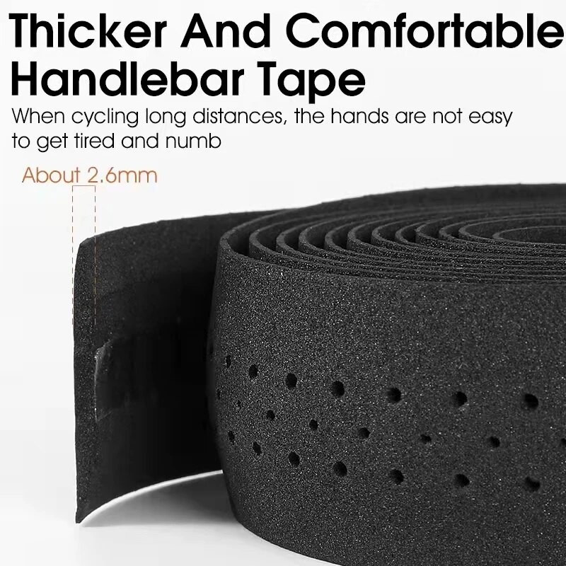 WEST BIKING šosejas velosipēda stūres lente EVA augstas elastības ātruma roktura siksna riteņbraukšanai, pretslīdēšana ar roktura spraudni Velosipēdu piederumi