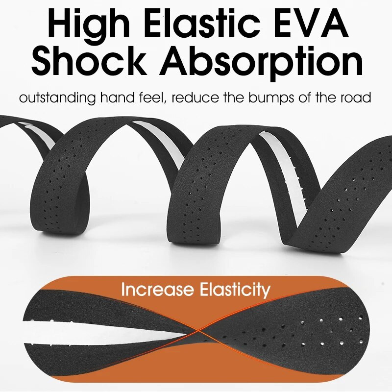 WEST BIKING šosejas velosipēda stūres lente EVA augstas elastības ātruma roktura siksna riteņbraukšanai, pretslīdēšana ar roktura spraudni Velosipēdu piederumi